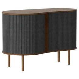 Μπουφές Audacious Horizons S 5800C706-04 100x50x67cm Dark Oak-Dark Grey Umage Polyester,Ξύλο