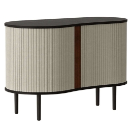 Μπουφές Audacious Horizons S 5111C706-02 100x50x67cm Black Oak-Sand Polyester,Ξύλο