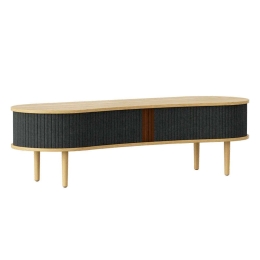 Έπιπλο Τηλεόρασης Audacious Horizons S 5601C707-04 140x46x40cm Oak-Dark Grey Umage
