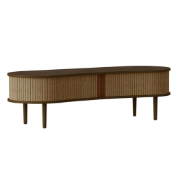 Έπιπλο Τηλεόρασης Audacious Horizons S 5801C707-01 140x46x40cm Dark Oak-Sugar Umage