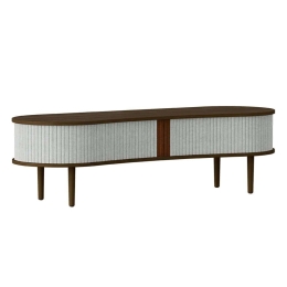 Έπιπλο Τηλεόρασης Audacious Horizons S 5801C707-03 140x46x40cm Dark Oak-Light Grey Umage