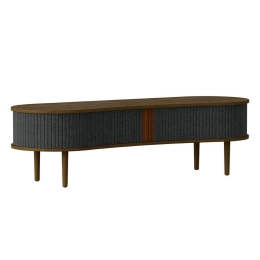 Έπιπλο Τηλεόρασης Audacious Horizons S 5801C707-04 140x46x40cm Dark Oak-Dark Grey Umage
