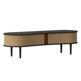 Έπιπλο Τηλεόρασης Audacious Horizons S 5112C707-01 140x46x40cm Black Oak-Sugar Umage