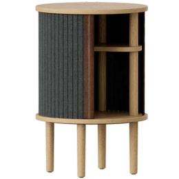 Τραπεζάκι Βοηθητικό Audacious Horizons S 5603C708-04 Φ38x59,3cm Oak-Dark Grey Umage