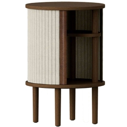 Τραπεζάκι Βοηθητικό Audacious Horizons S 5803C708-02 Φ38x59,3cm Dark Oak-Sand Umage
