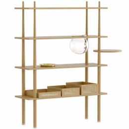 Ραφιέρα Stories 5621C5621-4 110x35x148cm Oak Umage
