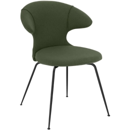 Καρέκλα Τραπεζαρίας Time Flies Horizons S 590-05C5901-3 57x59x83cm Green-Black Umage Ατσάλι,Polyester