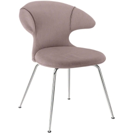 Καρέκλα Τραπεζαρίας Time Flies Horizons S 590-07C5901-2 57x59x83cm Monrose-Chrome Umage Ατσάλι,Polyester