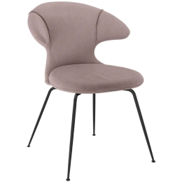 Καρέκλα Τραπεζαρίας Time Flies Horizons S 590-07C5901-3 57x59x83cm Monrose-Black Umage Ατσάλι,Polyester