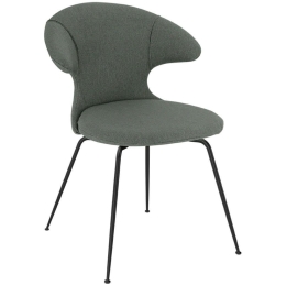 Καρέκλα Τραπεζαρίας Time Flies Horizons S 590-12C5901-3 57x59x83cm Grey-Black Umage Ατσάλι,Polyester