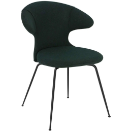Καρέκλα Τραπεζαρίας Time Flies Horizons S 590-13C5901-3 57x59x83cm Dark Green-Black Umage Ατσάλι,Polyester