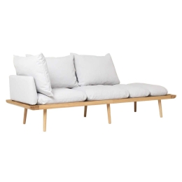 Καναπές Γωνιακός Τριθέσιος Lounge Around 5550C723-03 231,6x74,5x40,3cm Oak-Light Grey Umage
