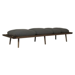 Καναπές - Daybed Lounge Around 5750C720-04 231,6x74,5x40,3cm Dark Oak-Dark Grey Umage
