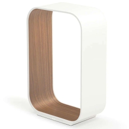 Φωτιστικό Επιτραπέζιο Με Usb Contour SM 10229 30,5x15x44,5cm Dim Led 780lm 8W 3000K White-Walnut Pablo Designs