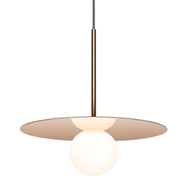 Φωτιστικό Οροφής Bola Disc 12 10672 30,5x10,2cm Dim Led 390lm 6W Rose Gold Pablo Designs
