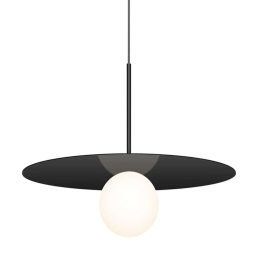Φωτιστικό Οροφής Bola Disc 18 10703 45,7x12,7cm Dim Led 390lm 6W Matte Black Pablo Designs