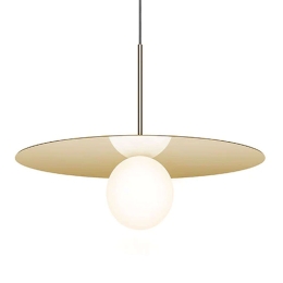 Φωτιστικό Οροφής Bola Disc 22 10679 55,9x15,2cm Dim Led 1100lm 12W Brass Pablo Designs