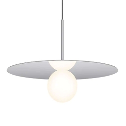 Φωτιστικό Οροφής Bola Disc 22 10680 55,9x15,2cm Dim Led 1100lm 12W Chrome Pablo Designs