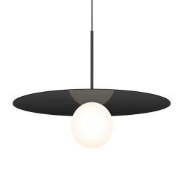 Φωτιστικό Οροφής Bola Disc 22 10704 55,9x15,2cm Dim Led 1100lm 12W Matte Black Pablo Designs