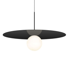Φωτιστικό Οροφής Bola Disc 32 10705 81,3x20,2cm Dim Led 1710lm 20W Matte Black Pablo Designs