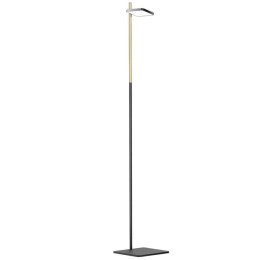Φωτιστικό Δαπέδου Talia 10559 20x114,3cm Dim Led 350lm 5,1W 3000K Black-Brass Pablo Designs