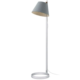 Φωτιστικό Δαπέδου Lana 10243 35,5x140cm Dim Led 350lm 5,5W 3000K Grey Blue-Chrome Pablo Designs