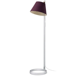 Φωτιστικό Δαπέδου Lana 10245 35,5x140cm Dim Led 350lm 5,5W 3000K Grey Plum-Chrome Pablo Designs