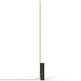 Φωτιστικό Δαπέδου T.O 10760/10762 7,5x160cm Dim Led 750lm 10W 3000K Marble Black-Brass Pablo Designs