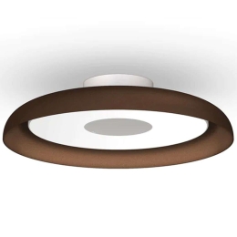 Φωτιστικό Οροφής - Πλαφονιέρα Nivél 15 10805 Dim Led 500lm 10,5W 2700K 38x8,9cm Brown Pablo Designs