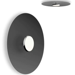 Φωτιστικό Τοίχου - Οροφής Sky 24 10764/10573 61x10cm Dim Led 1250lm 18W Aluminium-Black Pablo Designs