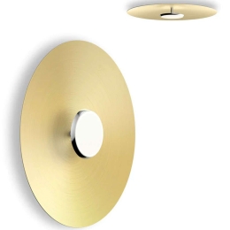 Φωτιστικό Τοίχου - Οροφής Sky 24 10764/10766 61x10cm Dim Led 1250lm 18W Aluminium-Brass Pablo Designs