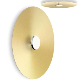 Φωτιστικό Τοίχου - Οροφής Sky 32 10764/10767 81x10cm Dim Led 1250lm 18W Aluminium-Brass Pablo Designs