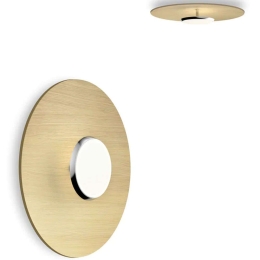 Φωτιστικό Τοίχου - Οροφής Sky 18 10764/10583 46x10cm Dim Led 1250lm 18W Aluminium-Oak Pablo Designs