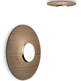 Φωτιστικό Τοίχου - Οροφής Sky 18 10764/10584 46x10cm Dim Led 1250lm 18W Aluminium-Walnut Pablo Designs