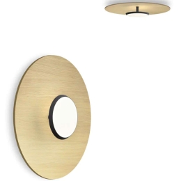 Φωτιστικό Τοίχου - Οροφής Sky 18 10764/10583 46x10cm Dim Led 1250lm 18W Black-Oak Pablo Designs