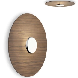 Φωτιστικό Τοίχου - Οροφής Sky 24 10764/10586 61x10cm Dim Led 1250lm 18W Aluminium-Walnut Pablo Designs