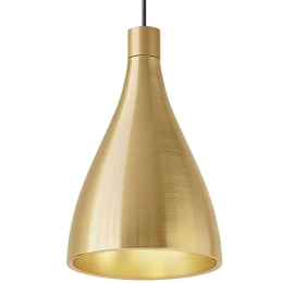 Φωτιστικό Οροφής Swell Single N 10374 20x36cm Dim E26 1050lm 13W 3000K Brass Pablo Designs