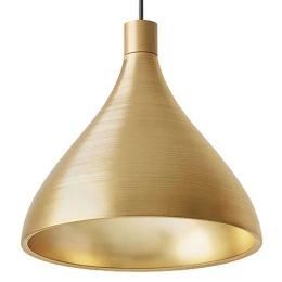 Φωτιστικό Οροφής Swell Single M 10373 30x30cm Dim E26 1050lm 13W 3000K Brass Pablo Designs