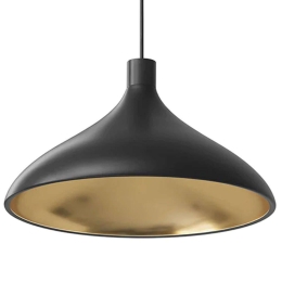 Φωτιστικό Οροφής Swell Single W 10303 41x25cm Dim E26 1050lm 13W 3000K Black-Brass Pablo Designs