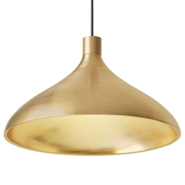 Φωτιστικό Οροφής Swell Single W 10375 41x25cm Dim E26 1050lm 13W 3000K Brass Pablo Designs