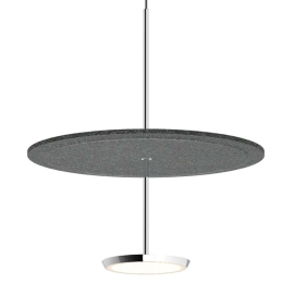 Φωτιστικό Οροφής Sky Sound 18 10570/10578 46x44,4cm Led 1250lm 18W Aluminium-Anthracite Pablo Designs