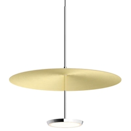 Φωτιστικό Οροφής Sky Dome 18 10570/10765 46x44,4cm Led 1250lm 18W Aluminium-Brass Pablo Designs