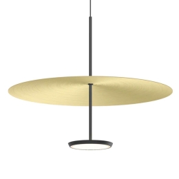 Φωτιστικό Οροφής Sky Dome 24 10764/10766 61x44,4cm Led 1250lm 18W Black-Brass Pablo Designs