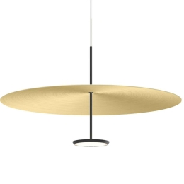 Φωτιστικό Οροφής Sky Dome 32 10764/10767 81x44,4cm Led 1250lm 18W Black-Brass Pablo Designs