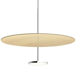 Φωτιστικό Οροφής Sky Dome 24 10570/10585 61x44,4cm Led 1250lm 18W Aluminium-Oak Pablo Designs
