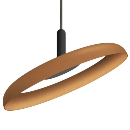 Φωτιστικό Οροφής Nivél 15 10787 38x14cm Dim Led 500lm 10,5W 2700K Terracotta-Black Pablo Designs