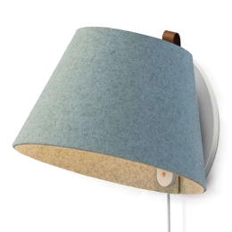 Φωτιστικό Τοίχου - Απλίκα Lana Mini 10512 20,3x20,3x18cm Dim Led 350lm 5,5W 3000K Blue-Grey Pablo Designs