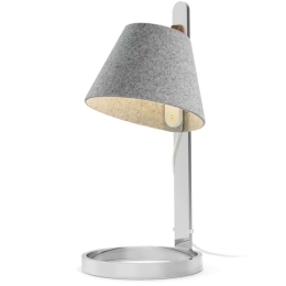 Φωτιστικό Επιτραπέζιο Lana Mini 10510/10515 20,3x52cm Dim Led 350lm 5,5W 3000K Stone Grey-Chrome Pablo Designs