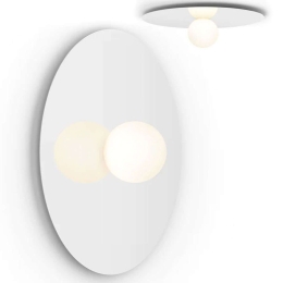 Φωτιστικό Τοίχου - Οροφής Bola Disc 32/8 10629 20,2x81,2cm Dim Led 1710lm 20W White Pablo Designs