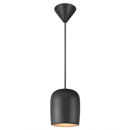 Φωτιστικό Οροφής Κρεμαστό Notti 10 2213073003 E27 12x10cm Black Nordlux